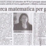 Lami, la ricerca matematica per gli ingegneri (La Provincia - 28.04.99)