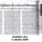 Anche corigliano fa rete col burundi