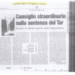 Consiglio straordinario