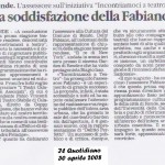 la soddisfazione della Fabiano