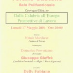 Convegno Dalla Calabria all'Europa Torano