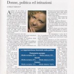 Donne, politica e istituzioni parte 1 su Il Rotary notiziario del Rotary Club Cosenza distretto 2100 2007